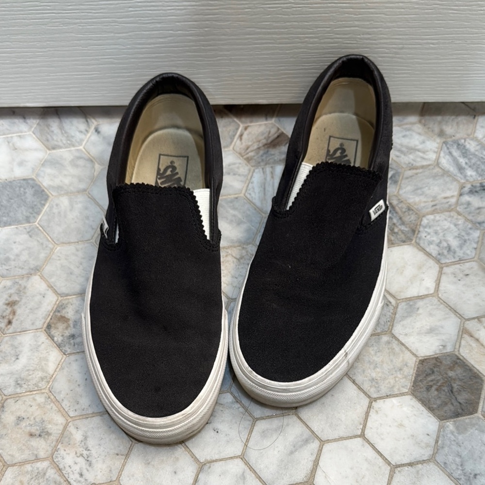 Vans Women's Gray Slip-On Shoes